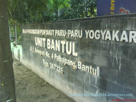 Balai Pengobatan Penyakit Paru-Paru Yogyakarta Unit Bantul