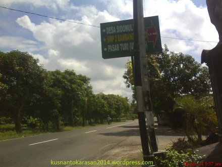 Tanda arah pasar Turi