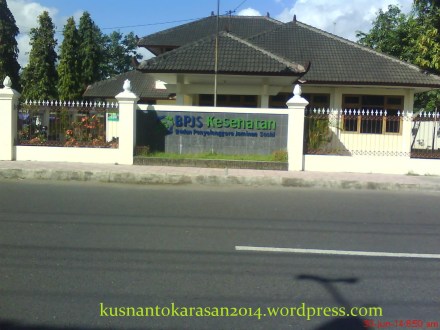 Kantor Cabang BPJS-Kesehatan Bantul yang dulu untuk kantor ASKES yang berada di Jl. Dr Wahiidin Sudiro Husodo Bantul9timur RSUD P Senopati Bantul)