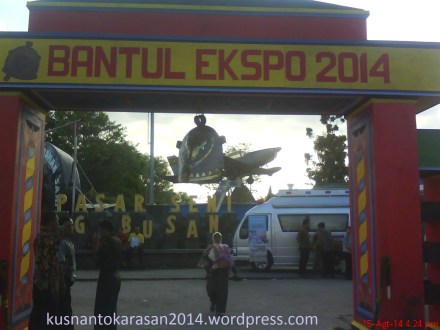 Ilustrasi Bantul Expo (Gapura Bantul Expo 2014)