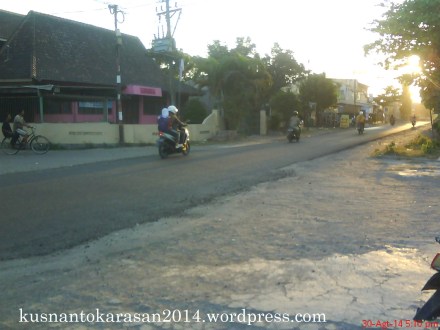 depan Polsek Ganjuran
