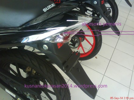 list belakang tambahan suzuki satria