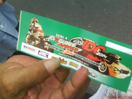 Ticket drag bike