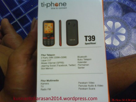 Spesifikasi HP ti-phone Seri T39