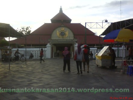 Tampak depan masjid gedhe Kauman Yogyakarta