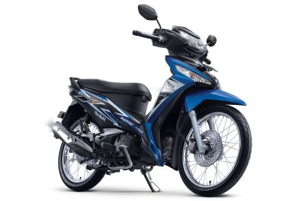 Honda Supra X 125 warna Fabulous Blue/ Biru