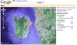 tampilan google maps