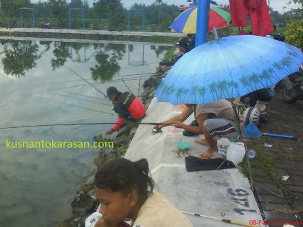 Fishing in Embung Merdeka