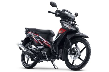 Honda Supra X 125 tipe CW warna Stylist Black/ Hitam
