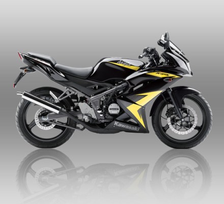Kawasaki Ninja RR warna Hitam list kuning