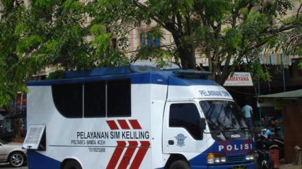 bus SIM Keliling kota Yogyakarta