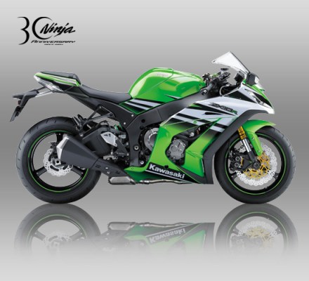 Kawasaki ZX-10R warna Hijau