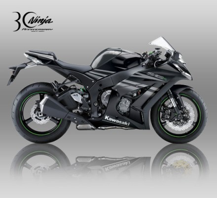 Kawasaki ZX-10R warna Hitam