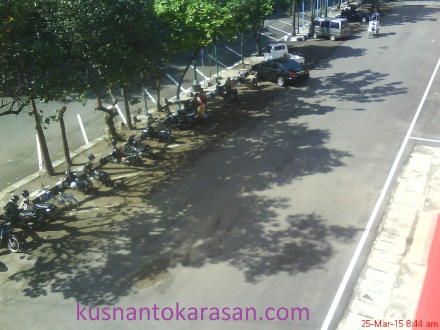 Pemandangan depan Kios dari lantai 3 pasar Bantul