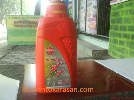 inilah wujuh asli oli federal supreme xx asupan buat 'si supit'