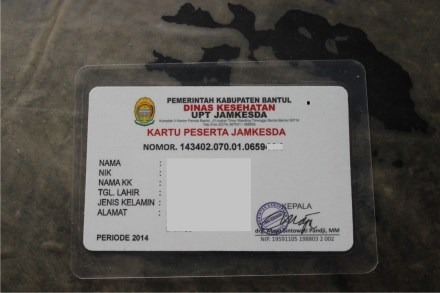 Ini contoh kartu Jamkesda Bantul