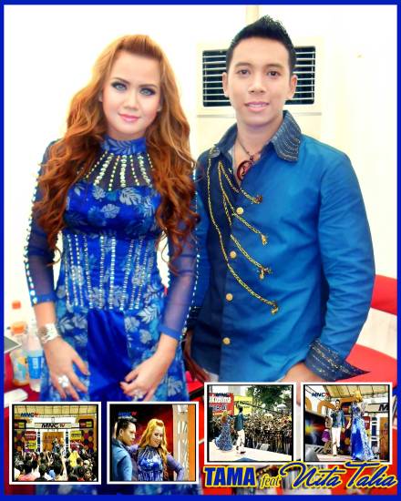 Tama foto bersama Nita Thalia