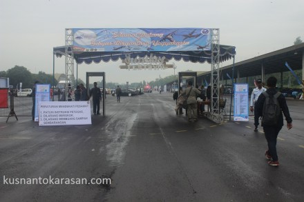 Pintu masuk Gebyar Dirgantara Yogyakarta 2015