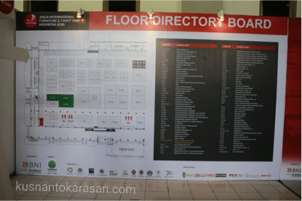 Floor Direction Board JIFFINA 2016