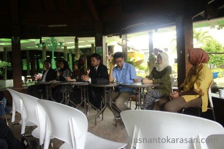 Saat konferensi pers JCI World Public Speaking Championship