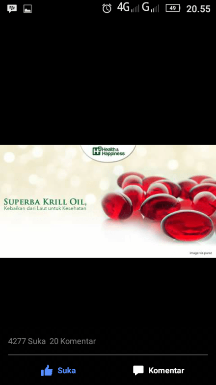 Ini wujud dari superba krill oil
