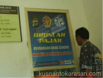 Himbauan menghondari jasa perantara / calo, saat urus pajak