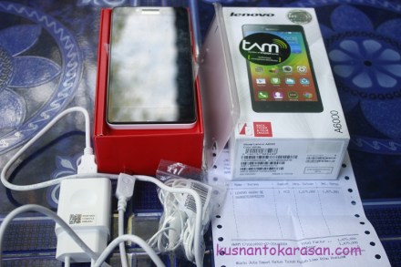 1 paket pembelian lenovo A6000
