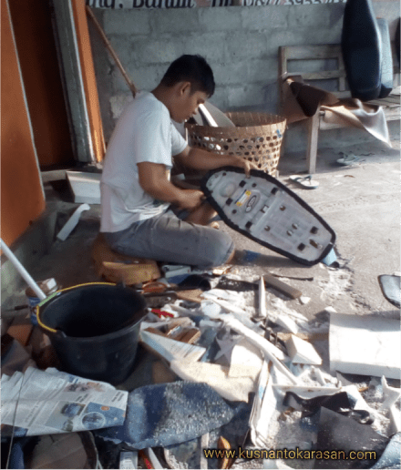 Tukang sevice jok motor Palbapang