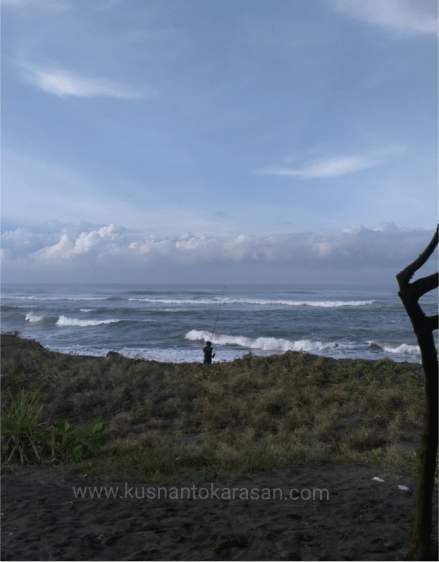 View pantai Cemara Sewu