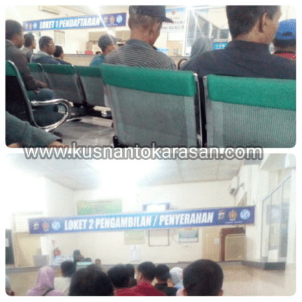 Kini di Samsat Bantul hanya ada 2(dua) loket