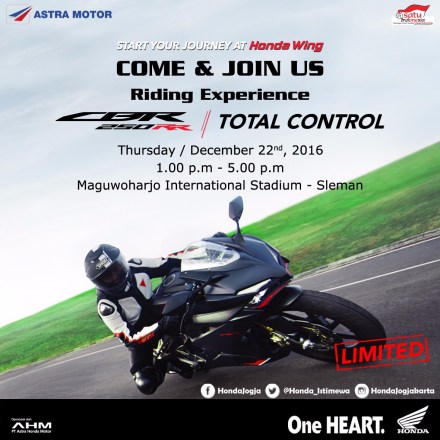 Undangan riding experience