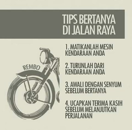 Tips Bertanya Di jalan