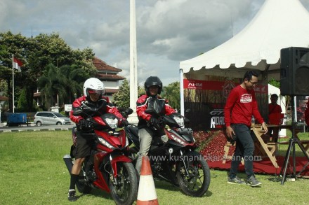 Saatnya test ride Supra GTR 150