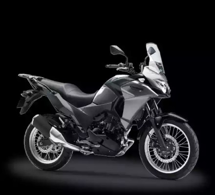 Kawasaki Versys-X 250 City warna putih-silver abu-abu/grey