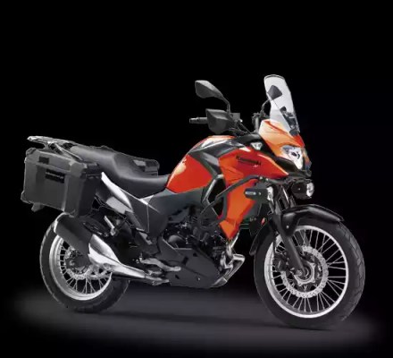 Kawasaki Versys-X 250 Tourer warna orange