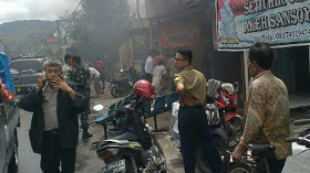 Kebakaran motor di Imogiri