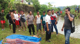 Evakuasi korban tenggelam di Salakan Trukan Segoroyoso Pleret Bantul 