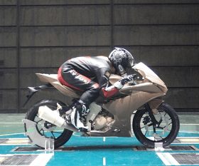 Uji Coba Suzuki GSX-R150 di Wind Tunel Hamamatsu Jepang