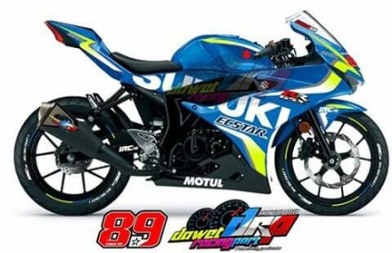 Decal Suzuki GSX-R 150 livery Suzuki MotoGP 2017
