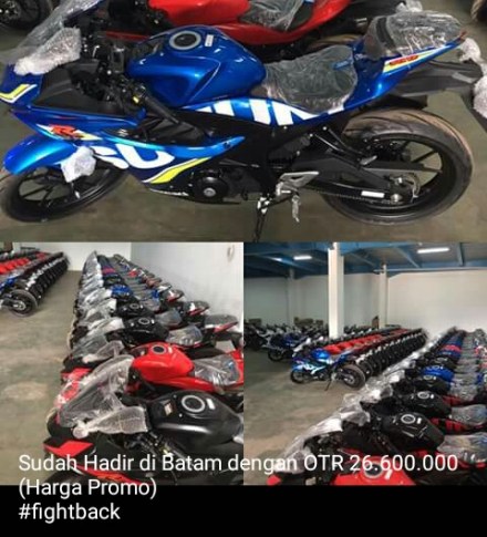 Harga Suzuki GSX-R 150 di Batam