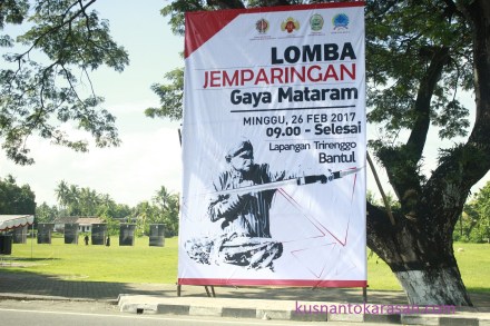 Baliho lomba jemparingan gaya Mataraman